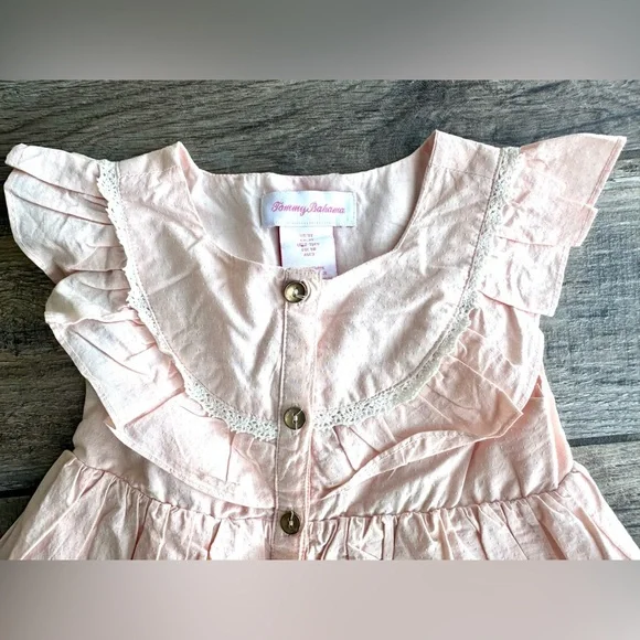 Tommy Bahamas Baby Girl Dress-Size 3T -Pink - Picture 3 of 9